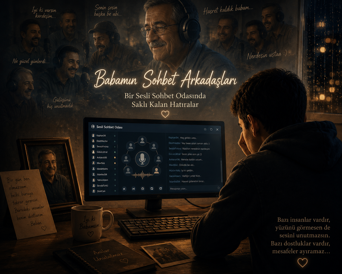 Babamın Sohbet Arkadaşları Seslichatlive