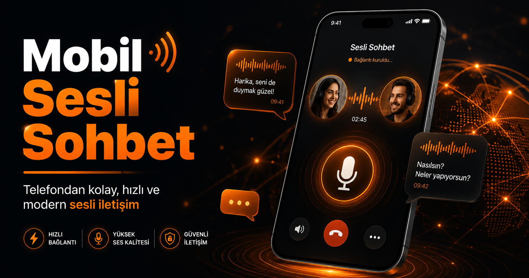 Ücretsiz Mobil Sesli Sohbet